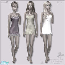 Sims 2 — MESH by sosliliom ~ Adult & Young Adult Slip for Teens by sosliliom — Re-texture(!) are welcome, but ask for