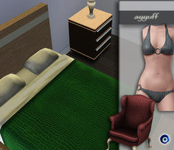 Sims 3 — Leather 02 by ayyuff — 