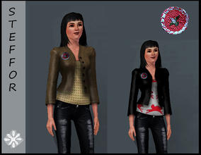 Sims 3 — steffor first puff sleeve jacket mesh by steffor — steffor first mesh puff jacket, a must have this winter ;-)