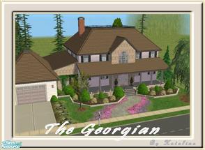 Sims 2 — The Georgian by katalina — This beautiful Georgian style home comes with many comforts such as a cozy fireplace