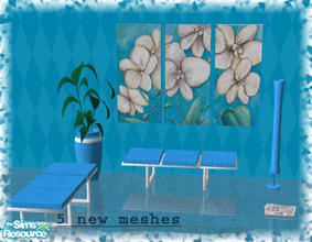 Sims 2 — Mideo by Lurania by lurania — A living room with 5 new meshes!! www.lurania.com