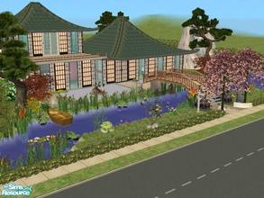 Sims 2 — My Asian Heaven by maxi king — It\'s an Asien home for your sims to enjoy!With a pool and pond!