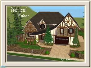 Sims 2 — Traditional Tudor by katalina — This beautiful Tudor style home is very spacious with open floor plan on the