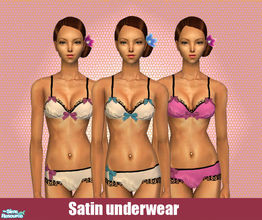 Sims 2 — Satin underwear by agapi_r — 