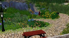 Sims 3 — Willowridge Park by DragonQueen — This community lot features possibilities galore! During the day: a children's
