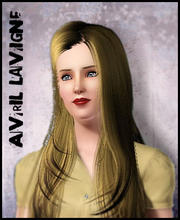 Sims 3 — Avril Lavigne - 2009 by rob_8294 — This is Avril with simple clothes - MAKE UP HAIR and EYES by PEGGY Hope you