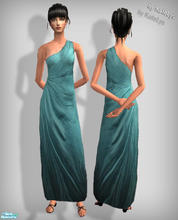 Sims 2 — FS 86 - 3 formals - 2 by katelys — Formal dress in a classic toga style.