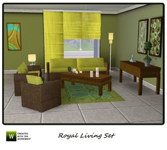 Sims 3 — Royal Livingroom Set by mensure — 