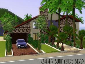 Sims 3 — 8449 Sunnyside Blvd by SimMonte — A California style home built with modern touches. Has 5 bedrooms 3 bathrooms