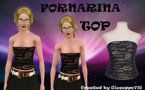 Sims 3 — FORNARINA: Top by Giuseppe778 — A nice top for female young adults of Fornarina