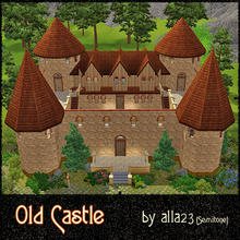 Sims 3 — Old Castle by Semitone — Pattern - COBBLED WALL - for this Castle you can find here -