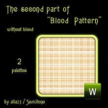 Sims 3 — Fabric Pattern (the 2d part of Blood Pattern) by Semitone — It can be the second part of Blood Pattern! 