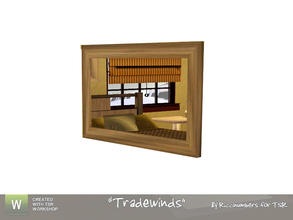 Sims 3 — Tradewinds Bedroom Mirror by TheNumbersWoman — Dresser Mirror, cheap and reflective. By Ricci2882 at TSR.