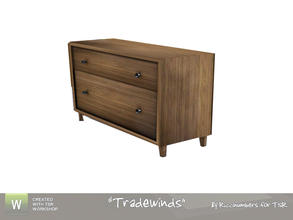 Sims 3 — Tradewinds Dresser by TheNumbersWoman — Every Sim needs a nice looking dresser. Even our financially challenged
