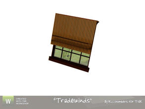 Sims 3 — Tradewinds Roman Blinds by TheNumbersWoman — I was told they were Roman. I took their word for it and made them