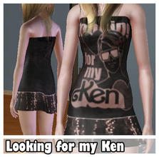 Sims 3 — Looking for my Ken Dress by llaminsk — It's my first dress for Sims 3, I hope you guys like it. ^_^ 