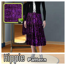 Sims 3 — Hippie Pattern by llaminsk — Great on Long Skirts.