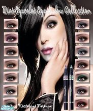 Sims 2 — VF Dior Eyecolor Eyeshadow Collection by fortunecookie1 — Here are 14 new eyeshadows inspired by Dior\'s