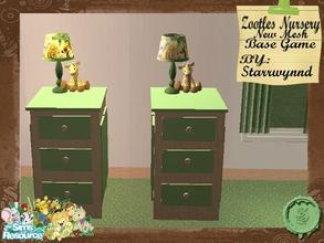 Sims 2 — Zootles Nursery Lamp Mesh by Starrwynnd — Base Game Mesh