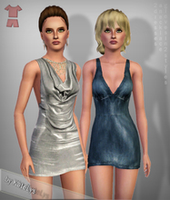 Sims 3 — FS 24 - Rise and shine by katelys — This set consists of 2 dresses, 2 types of gloves and a necklace. The