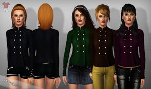 Sims 3 — FS 26 top 02  by katelys — New jacket with 1 recolorable palette.