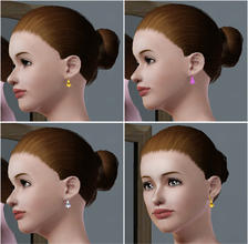 Sims 3 — Goose paw earrings by MelissaMel — New mesh of earrings shaped as goose paw :) Mesh is by me.