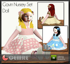 Sims 3 — Gavin Nursery Set Doll by cemre — Attention: We (creators) are always doing the High detail version and low