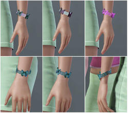 Sims 3 — Butterfly Bracelet by MelissaMel — This is a new mesh of bracelet with butterflies :) Mesh is by me.