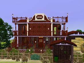 Sims 3 — Wild West by tomross — Un tributo al vecchio west in questo lotto.