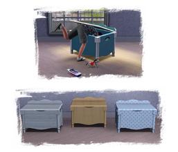 Sims 3 — Toy box without stencils by oldmember_tibaol — I got rid of the annoying stencils on this toy box. Now you can