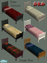 Sims 2 — Mackintosh Oriental Studio Suite - Single bed by 71robert13 — Single bed designed for the Oriental Style Studio
