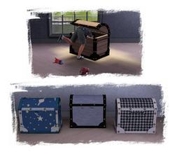 Sims 3 — Toy chest without stencils  by oldmember_tibaol — I got rid of the annoying stencils on this toy chest. Now you