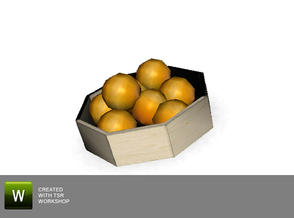 Sims 3 — Liams Corner Oranges by Angela — Decorative bowl of Oranges for the Liams Corner Kitchen. Made by Angela@TSR