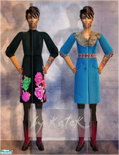 Sims 2 — A set of designer coats by K@ — A set of designer coats