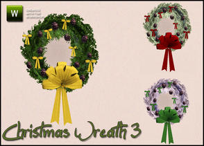 Sims 3 — Christmas Wreath 3 by sim_man123 — Christmas wreath 3, made by sim_man123 from TSR. TSRAA