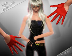 Sims 3 — TYAF Lady GaGa gloves  by katelys — New stylish gloves for adult, young adult and teen females, created on a