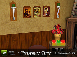 Sims 3 —  Christmas Time by TheNumbersWoman — A Free little set for your Christmas. Happy Holidays!