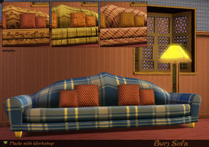 Sims 3 — Burj Sofa by senemm — An elegant looking huge sofa with pillows
