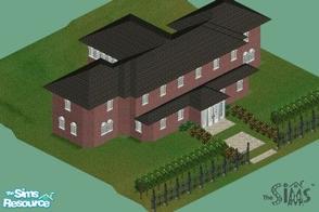 Sims 1 — High & Mighty Collection - Grey Mansion by FearOfxTheDark1 — Part 5 of 10 in a new series of homes. This