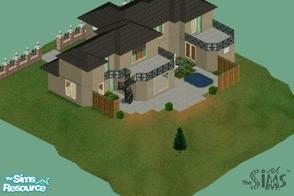 Sims 1 — High & Mighty - Whitcomb Maison by FearOfxTheDark1 — Part 4 of 10 in a new series of homes. This house is on