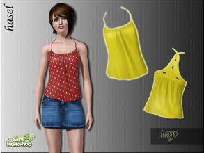 Sims 3 — Top Sleeveless  by hasel — Enjoy..
