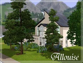 Sims 3 — Allouise by Midnight222 — A modern 2 story home with two large bedrooms to satisfy even the most fussy of sims