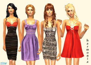 Sims 2 — New Year \'s Party Dress by Harmonia — 