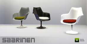 Sims 3 — Saarinen Chair 2 by n-a-n-u — Another Tulip Chair for day 2!