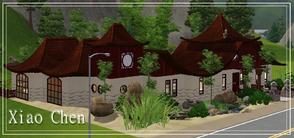 Sims 3 — Xiao Chen by Midnight222 — Asian influences with modern design combine to create this oriental wonder. The home