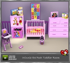 Sims 3 — Winnie the Pooh Toddler Room  by mensure — Winnie the Pooh Toddler Room by mensure. It can be considered as an