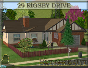 Sims 2 — 29 Rigsby Drive by hatshepsut — A neat little bungalow nicely furnished and landscaped. Perfect for the