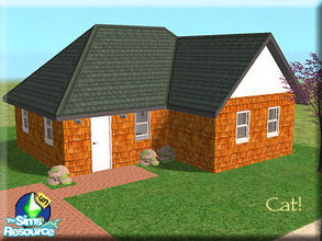 Sims 2 — 113-Starter 10-OFB by rhiamom — another starter house on a 2x2 lot. Fully furnished with skilling items, and no