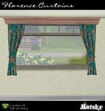 Sims 3 — Florence Curtain Short 3x1 by Mutske — 3 Recolorable part.5 Variation. Make sure that your game is fully patched