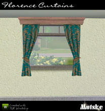 Sims 3 — Florence Curtain Short 2x1 by Mutske — 3 Recolorable part.5 Variation. Make sure that your game is fully patched